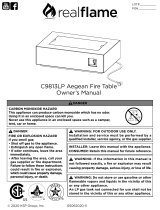 Real Flame C9812LP Owner's manual