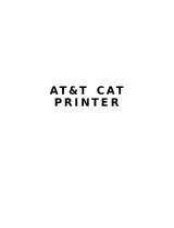 AT&T CAT PRINTER User manual