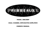 Perreaux 200i Owner's manual