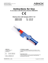 ABNOX AXDV-C3-HG Instructions For Use Manual