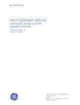 GE HEALTHCARE MAC 5500 User manual