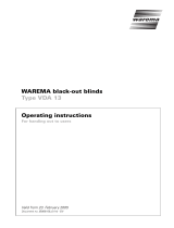WAREMA VDA 13 Operating Instructions Manual