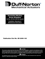 Duff-NortonAnti-backlash Translating Actuators 100 to 250-ton capacity