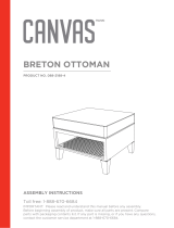 Canvas BRETON OTTOMAN 088-2188-4 Owner's manual