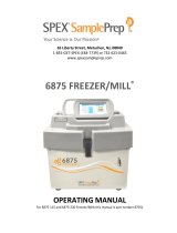 SPEX SamplePrep 6875 Freezer/Mill Series Operating instructions