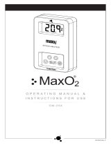 Maxtec MaxO2 OM-25A Operating Manual & Instructions For Use