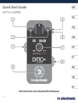 TC Electronic DITTO+ LOOPER User manual