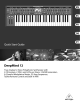 MUSIC Group Manufacturing PH DeepMind 12 User manual
