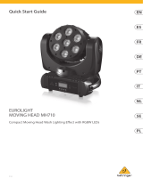 Behringer MOVING HEAD MH710 Quick start guide