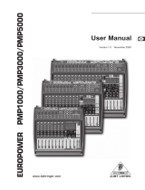 Behringer Europower PMP1000 User manual