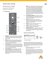 Musictribe 921B Oscillator Legendary Analog VCO Module for Eurorack User guide