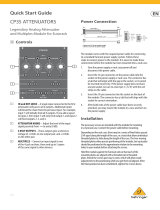 Behringer CP35 Attenuators Module User guide