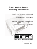 Trace Engineering POWER MODULE SYSTEM Assembly Instructions Manual