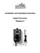 Bio Green Thermo 2 Installation and Operating Instruction