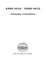 KitchenAid KDDD 6010 Installation guide
