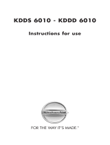 KitchenAid KDDS 6010 User guide