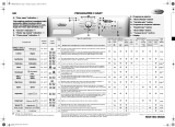 Whirlpool AWOE 8748 GG WP Program Chart