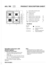 Ignis AKL 700/IX Program Chart