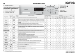 Ignis LEI 1270 Program Chart