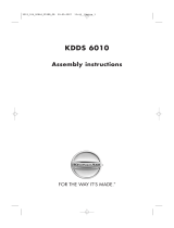KitchenAid KDDS 6010 KA Installation guide