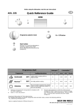 Ignis ADL 335/1 NB Program Chart