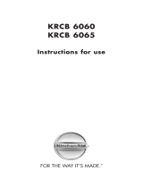 Whirlpool KRCB 6060 User guide