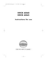 KitchenAid KRCB 6065 User guide