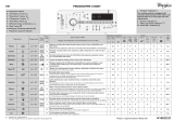 Whirlpool TDLR 60221 Program Chart