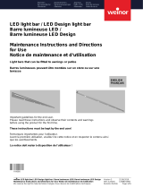 weinor LED Maintenance Instructions And Directions For Use