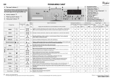 Whirlpool AWOC 8129 Program Chart