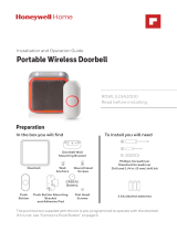 Honeywell RDWL515A2000 Portable Wireless Doorbell Installation guide