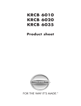 KitchenAid KRCB 6025 Program Chart
