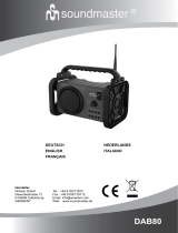 Soundmaster 251218 User manual