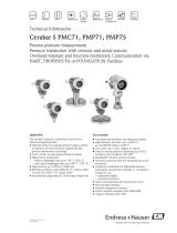 ENDRESS+HAUSER Cerabar S PMC71 User manual