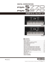 Yamaha PSR-S770 User manual
