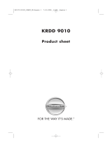 KitchenAid KRDD 9010 Program Chart