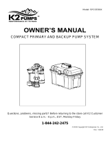 K2 Pumps SPC03301K Owner's manual