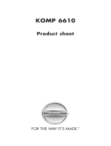 KitchenAid KOMP 6610/IX Program Chart