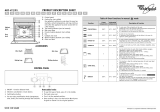 Whirlpool AKZ 472/NB/01 Program Chart