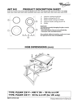 Whirlpool AKT 842/BA Program Chart