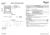 Whirlpool AKP 309/AP/03 Program Chart