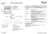 Whirlpool AKZ 288/NA/01 Program Chart