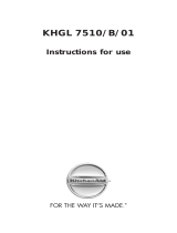 KitchenAid KHGL 7510/B/01 Program Chart