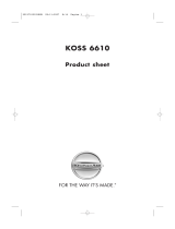 KitchenAid KOSS 6610/IX Program Chart