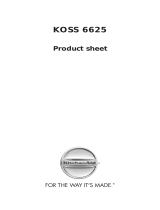 KitchenAid KOSS 6625/IX Program Chart