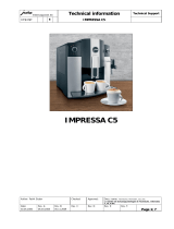 Jura IMPRESSA C5 Datasheet