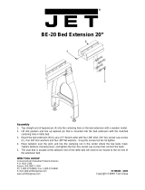 WMH Tool Group Jet BE-20 User manual