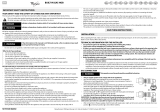 Whirlpool GMA 7522/IX Program Chart