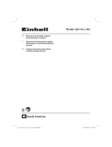 Einhell Expert Plus TE-AG 18/115 Li Kit Operating instructions
