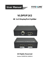 VivoLink VLDPSP1X2 User manual